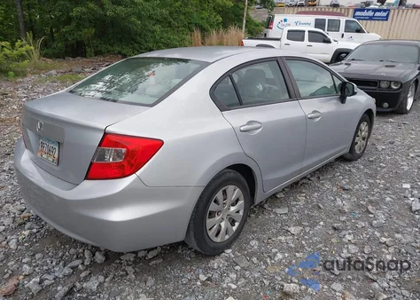 2012 Honda Civic Lx from USA, damaged, VIN 2HGFB2F53CH560566